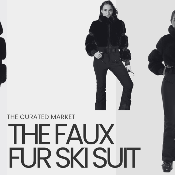 The viral faux fur ski suit