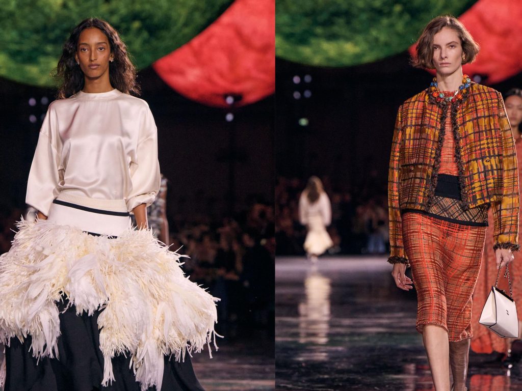 Chanel 2026 runway details frayed hem