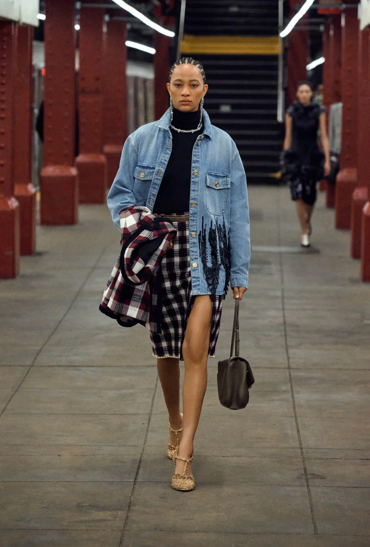 Chanel spring summer 26 New York City subway runway show